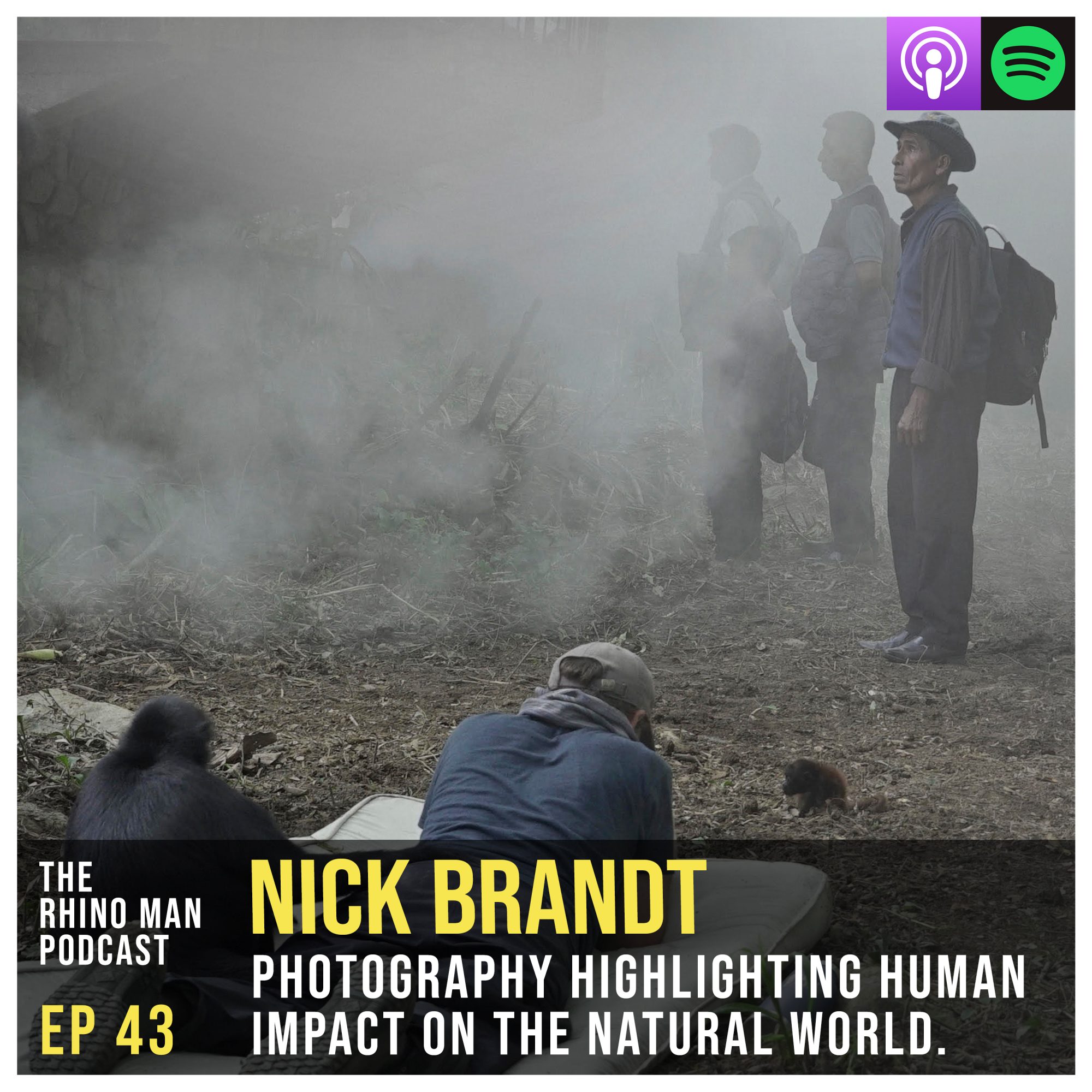 Ep 43: Nick Brandt – Photography highlighting human impact on the natural world.